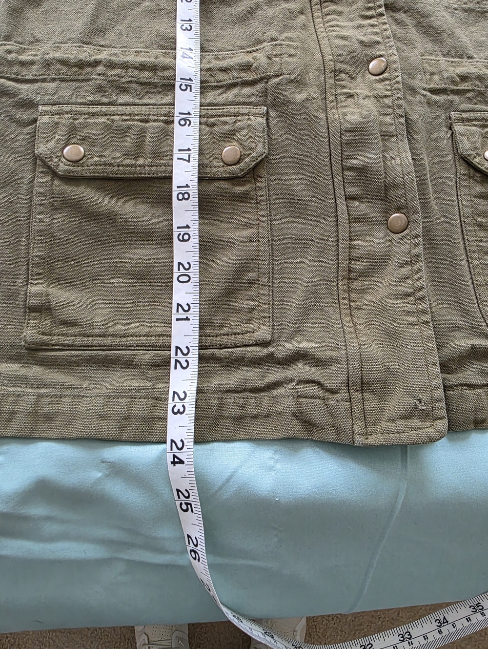 Olive Green Womens Utility Jacket. NWOT - Picture 9 of 9